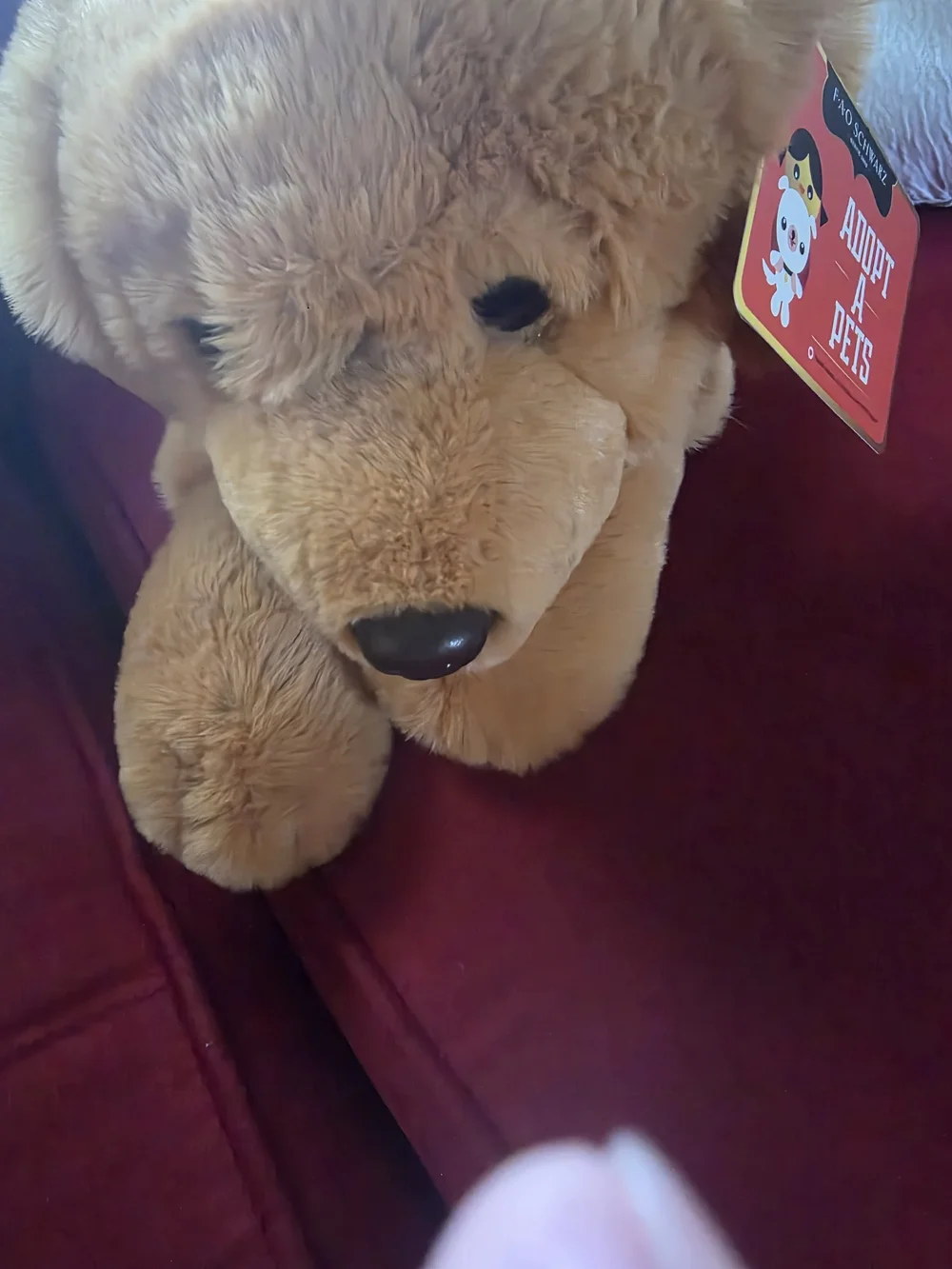Plush Brown Dog Toy — Soft Cuddly Pet Plush